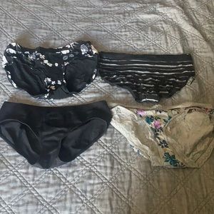 NWOT lot of 4 panties